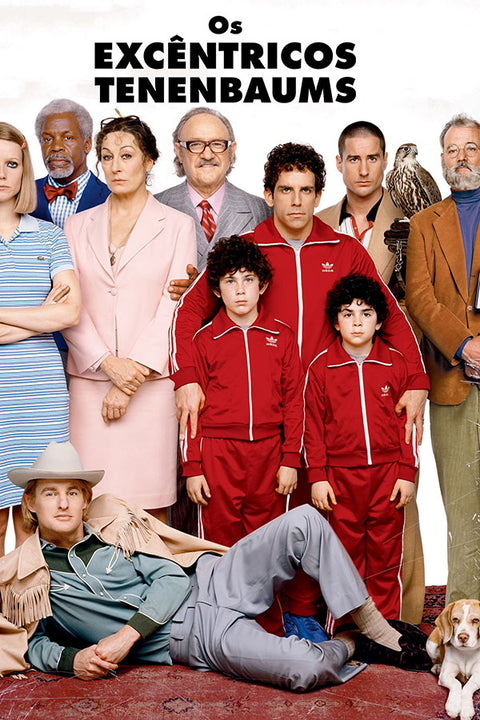 Poster The Royal Tenenbaums - Os Excentricos Tenenbaums - Wes Anderson - Filmes