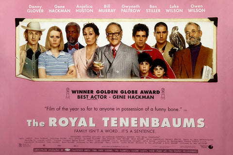 Poster The Royal Tenenbaums - Os Excentricos Tenenbaums - Wes Anderson - Filmes
