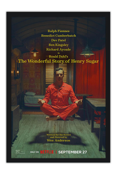 Poster The Wonderful Story Of Henry Sugar - Wes Anderson - Filmes