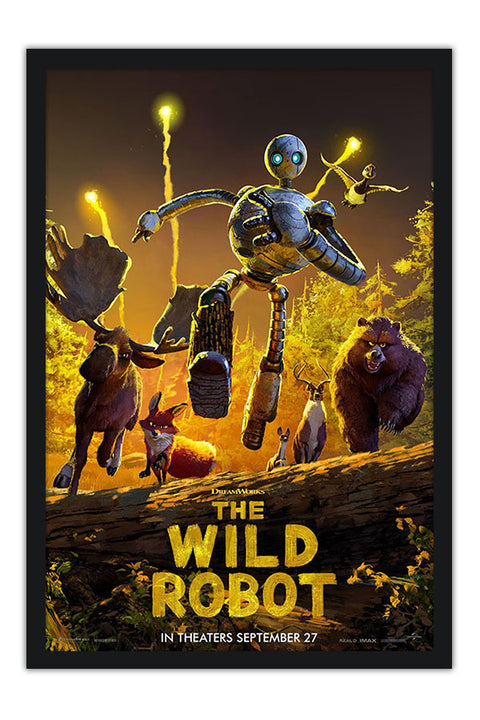Poster Wild Robot - Robô Selvagem - Animacao - Filmes