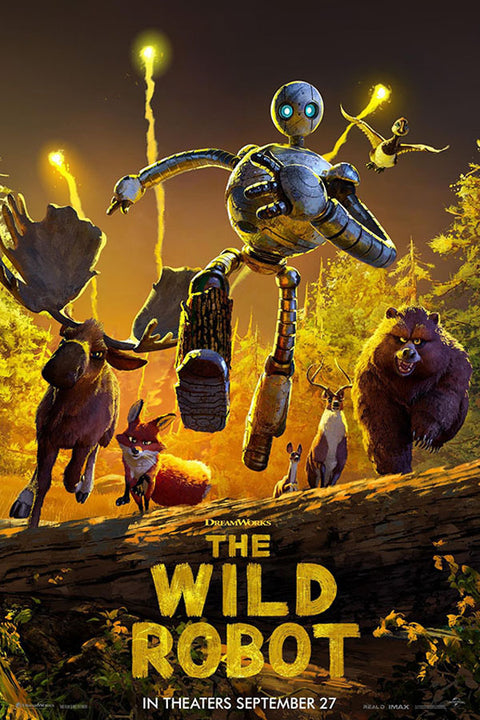 Poster Wild Robot - Robô Selvagem - Animacao - Filmes