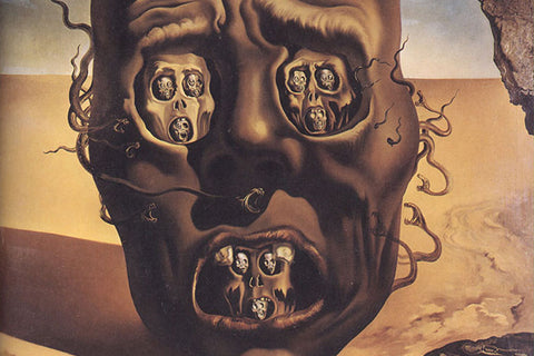 Poster The Face Of War - Salvador Dali - Obras de Arte