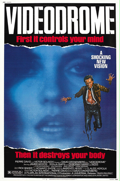 Poster Videodrome A Sindrome do Video - Filmes
