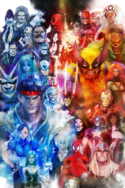 Poster Marvel Vs. Capcom - Games