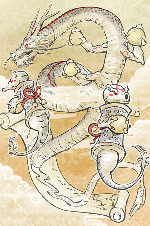 Poster Okamiden Sakigami - Games