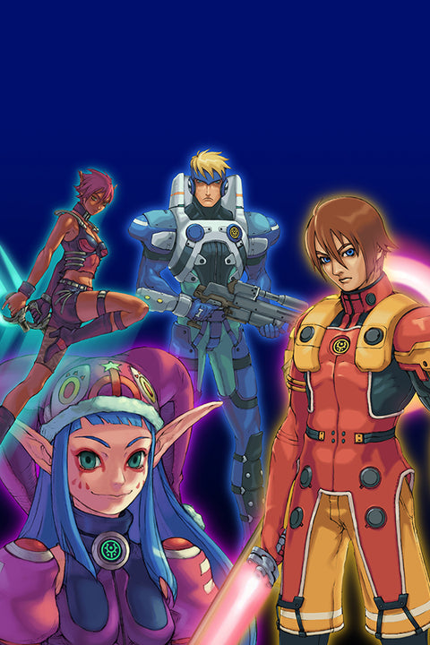 Poster Phantasy Star Online - Games