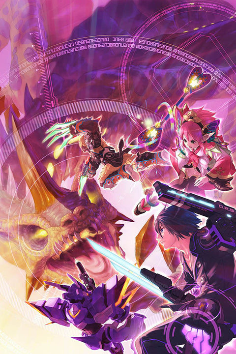 Poster Phantasy Star Portable - Games