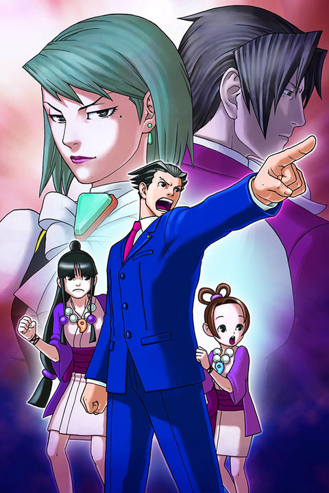 Poster Phoenix Wright Ace Attorney - Games