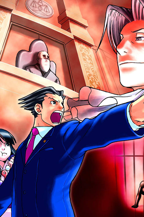 Poster Phoenix Wright Ace Attorney - Games