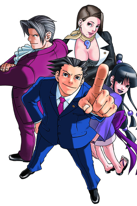 Poster Phoenix Wright Ace Attorney - Games