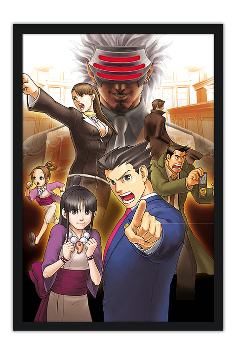 Poster Phoenix Wright Ace Attorney - Games