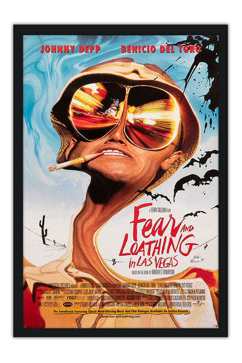 Poster Fear And Loathing In Las Vegas - Medo e Delirio - Vintage - Filmes