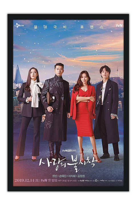 Poster Crash Landing on You - CLOY - Pousando no Amor - K-Drama - Séries