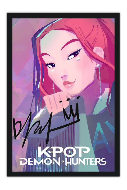 Poster K-Pop Demon Hunters - Guerreiras do K-Pop - K-Drama - Séries