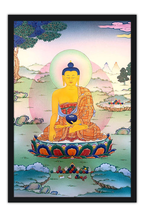 Poster Buda Shakyamuni em Meditação - Budismo - Religiosos