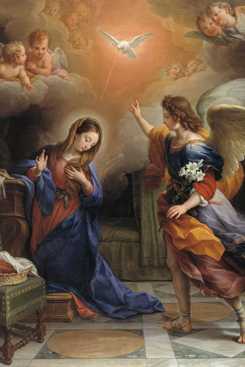 Poster A Anunciação - O Anjo Miguel Visita Maria - Católicos - Religiosos