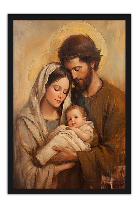 Poster A Sagrada Família - Maria, José e Menino Jesus - Católicos - Religiosos