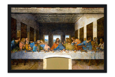 Poster A Última Ceia - Santa Ceia de Jesus - Leonardo da Vinci - Católicos - Religiosos