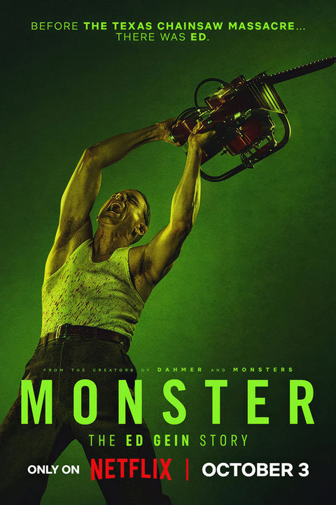Poster Monster - A História de Ed Gein - True Crime - Séries