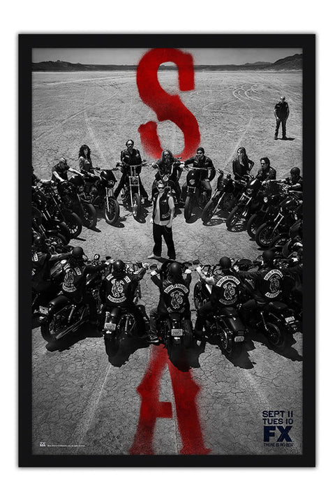 Poster Soa Sons Of Anarchy Filhos Anarquia - Séries
