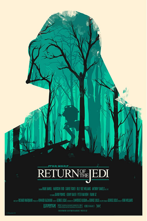 Poster Star Wars - Coleção Minimalista 2/3 - Filmes