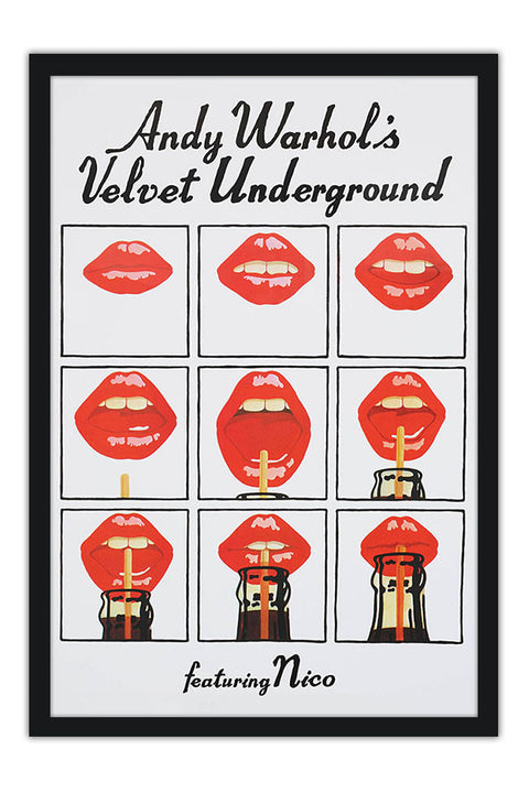 Poster Andy Warhol & Velvet Underground - Obras de Arte