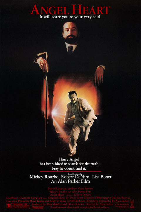 Poster Angel Heart - Coração Satânico - Terror Vintage - Filmes