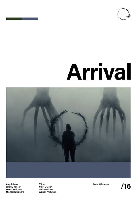 Poster Arrival - A Chegada - Estilo Fotografia Vintage - Filmes