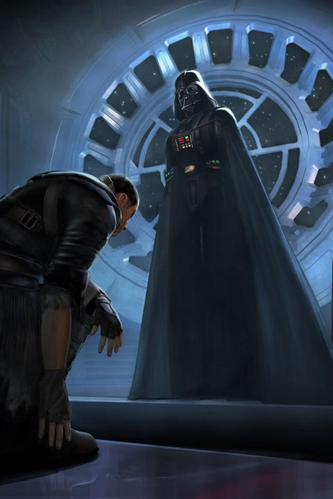 Poster Star Wars - Galen Marek e Darth Vader - Games