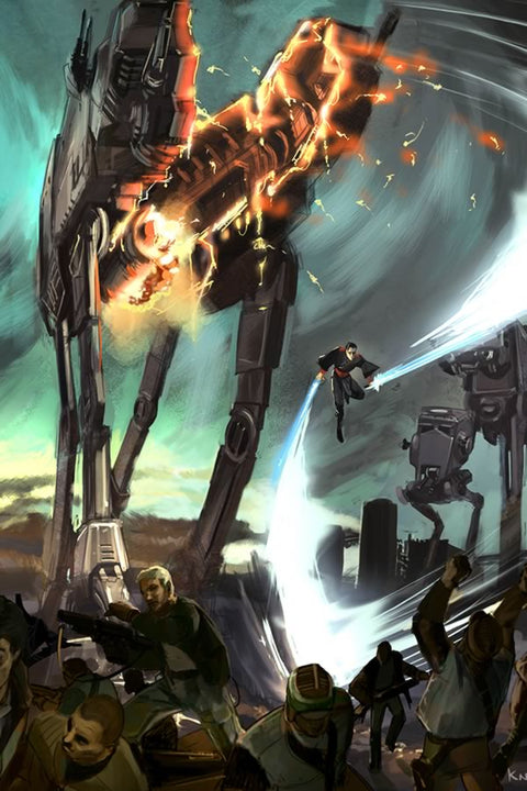 Poster Star Wars - The Force Unleashed - Conceitual - Games