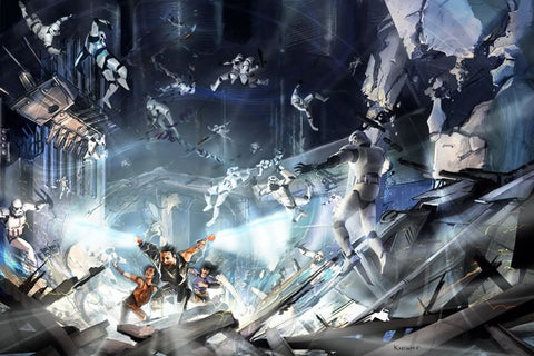Poster Star Wars - The Force Unleashed - Conceitual - Games