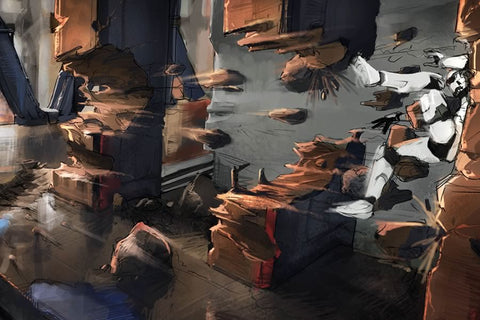 Poster Star Wars - Conceitual - Games