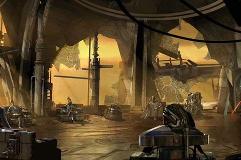 Poster Star Wars - Conceitual - Games