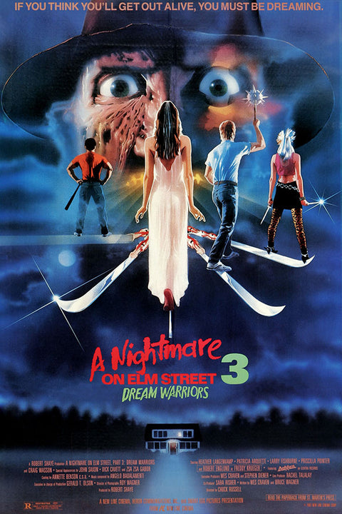 Poster A Hora do Pesadelo 3 - Nightmare on Elm Street 3 - Terror - Filmes