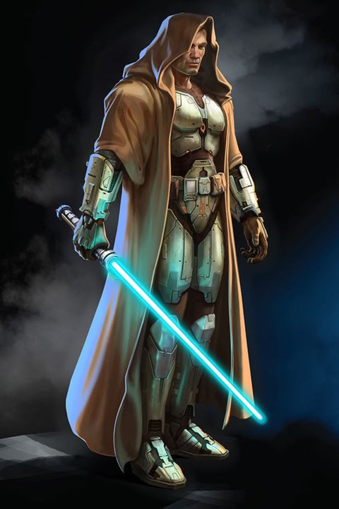 Poster Star Wars - Jedi Guardian - Games