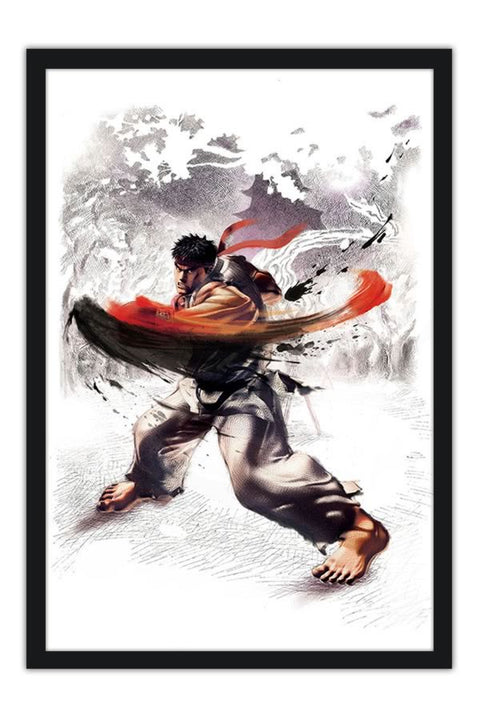 Poster Super Street Fighter - Ryu - Games