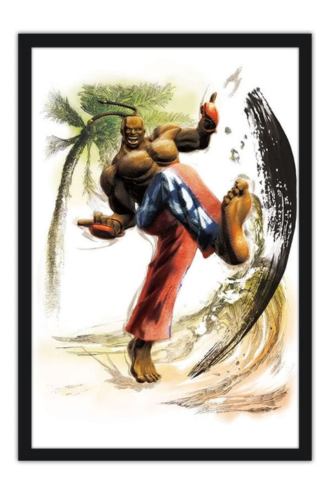 Poster Super Street Fighter - Dee Jay - Games