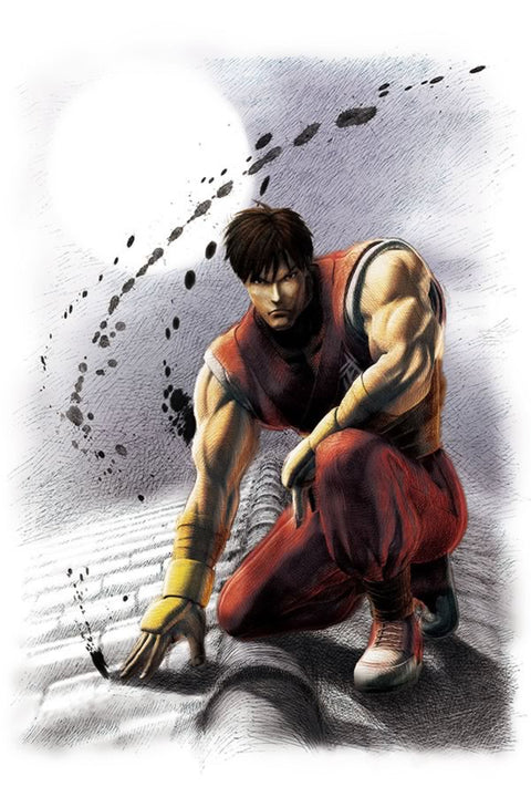 Poster Super Street Fighter - Guy - Games