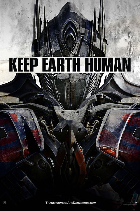 Poster Transformers - Keep Earth Human - Filmes