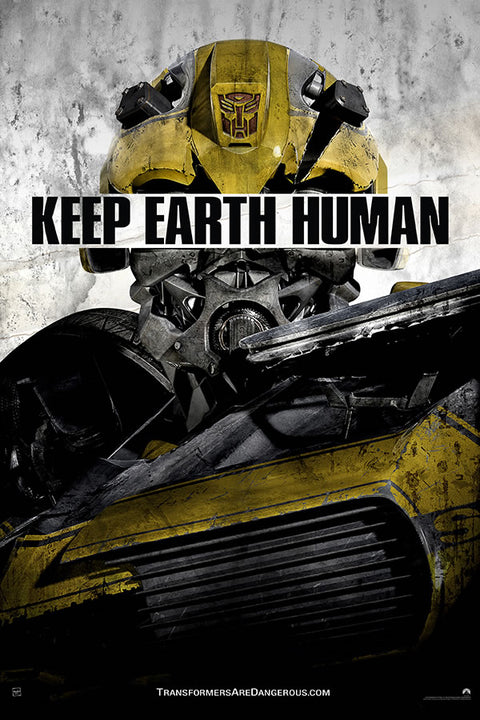 Poster Transformers - Keep Earth Human - Filmes