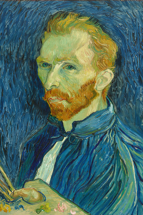 Poster Vincent van Gogh (1853 - 1890), Self-Portrait, 1889, oil - Obras de Arte