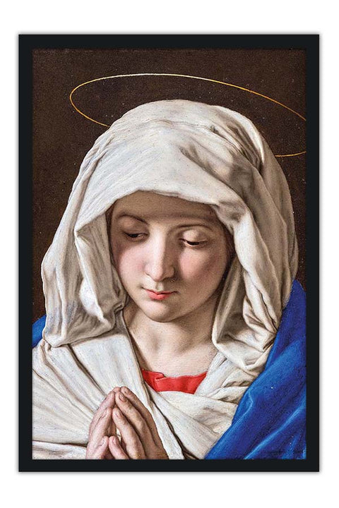 Poster Sassoferrato Virgem Maria - Virgin Mary - Obras de Arte
