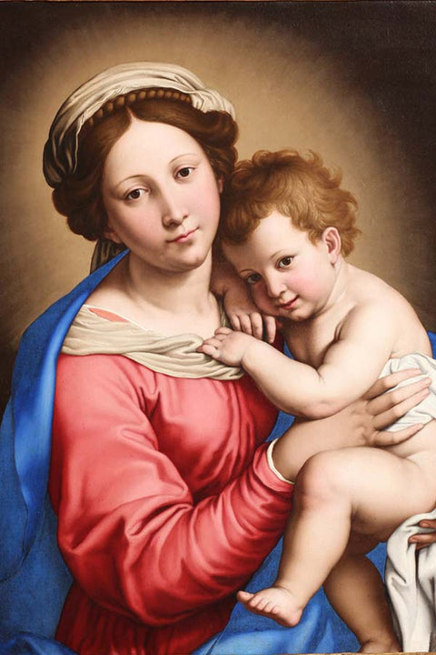 Poster Sassoferrato - Virgem Maria - Virgin Mary - Obras de Arte
