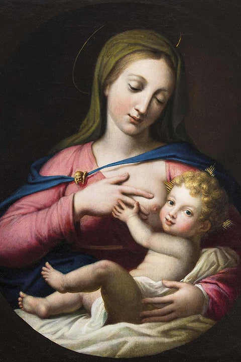 Poster Sassoferrato Virgem Maria - Virgin Mary - Obras de Arte