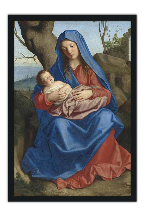 Poster Sassoferrato - Virgin Mary and Baby Jesus - Obras de Arte