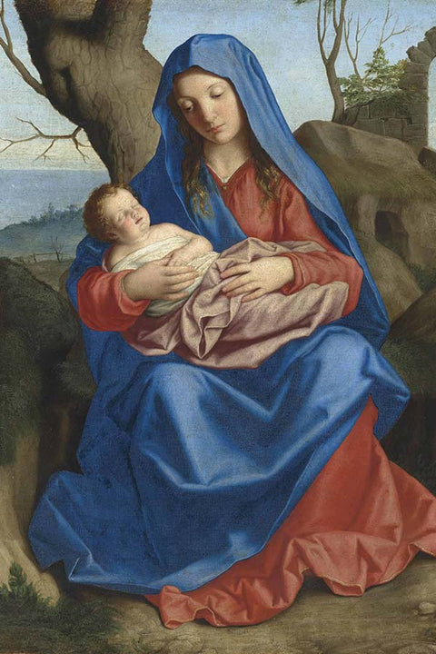 Poster Sassoferrato - Virgin Mary and Baby Jesus - Obras de Arte