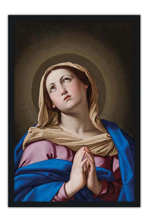 Poster Sassoferrato - Virgem Maria - Virgin Mary - Obras de Arte