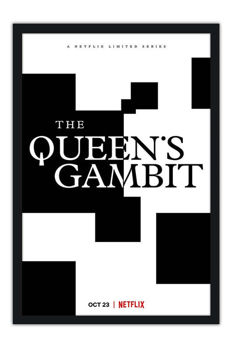 Poster Gambito da Rainha - Queen’s Gambit - Queens Gambit Séries Seriados