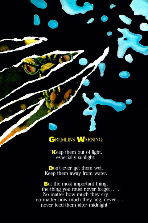 Poster Gremlins O Pequeno Monstro - Filmes