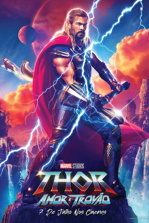 Poster Thor Amor e Trovão - Thor Love And Thunder - Filmes